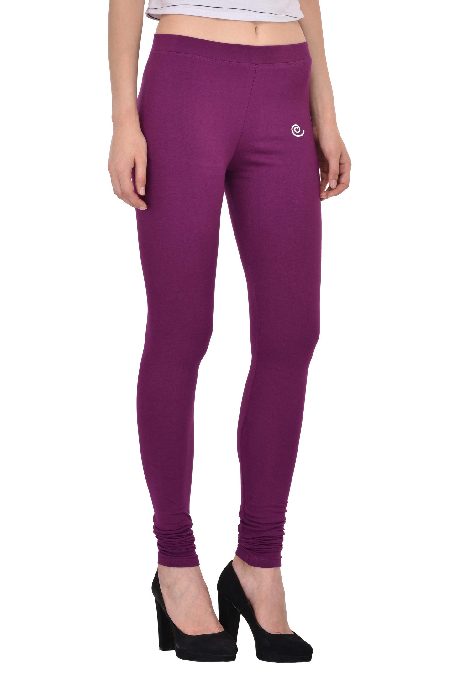 Diti Wine Cotton Leggings for Women Diti