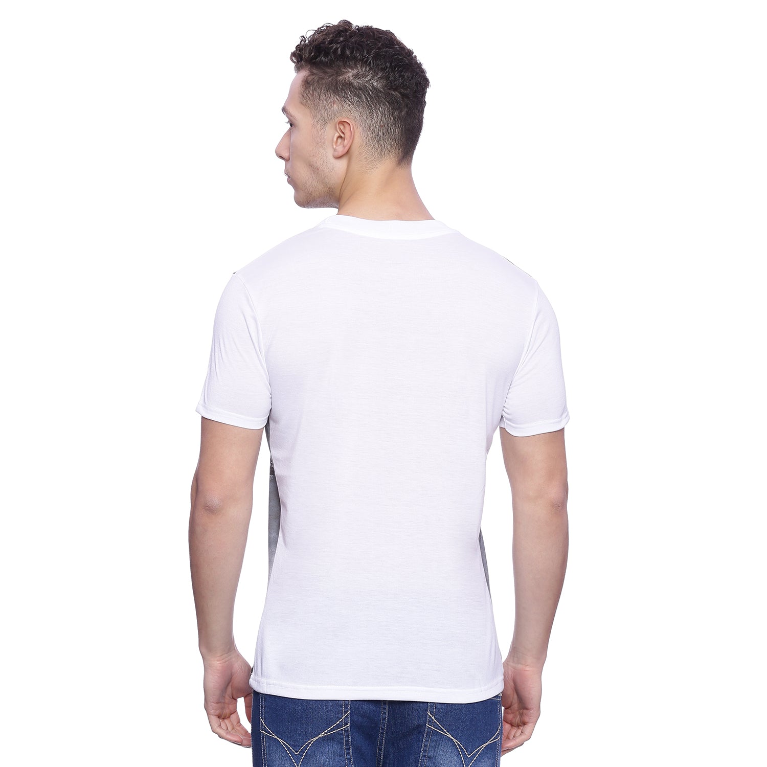 Wolfpack Men Printed Round Neck T-Shirt Wolfpack