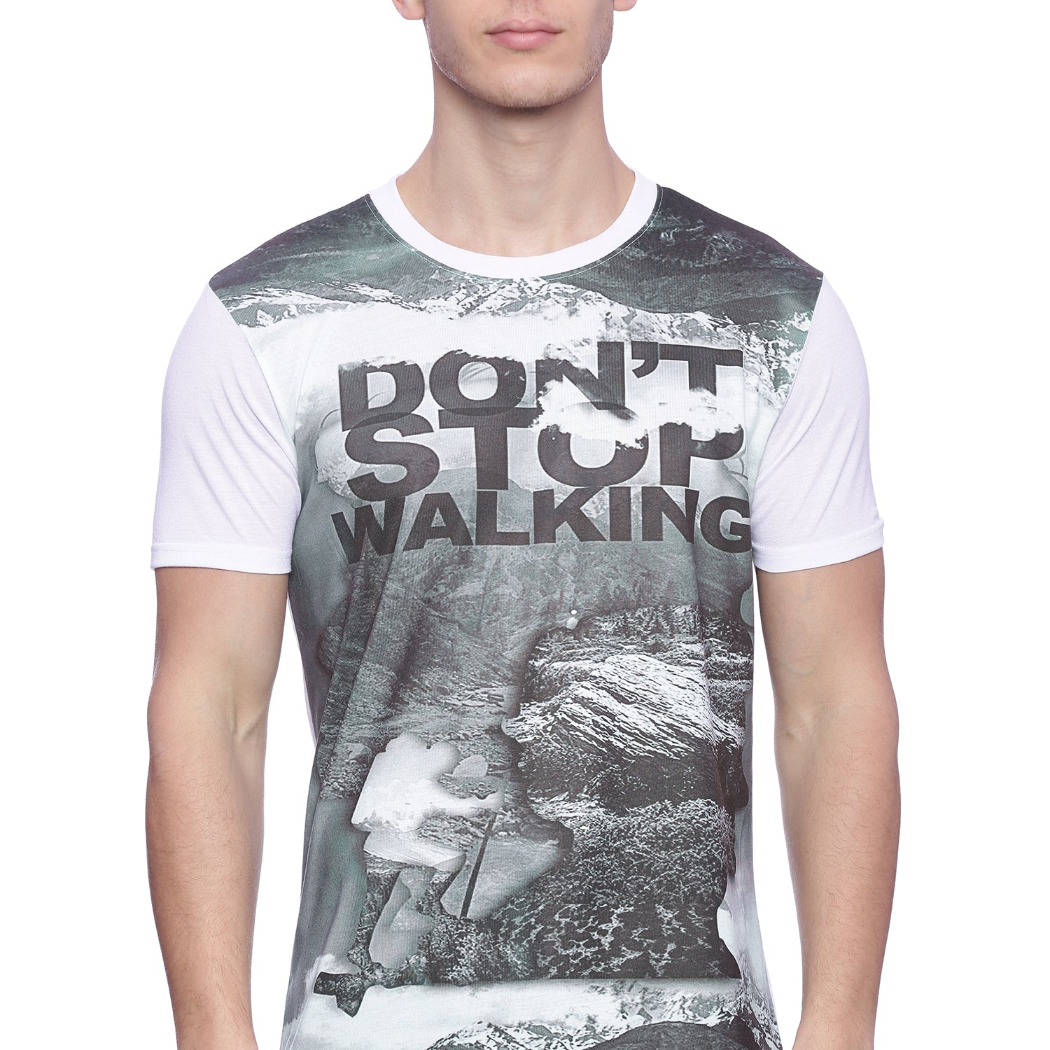 Wolfpack Men Printed Round Neck T-Shirt Wolfpack
