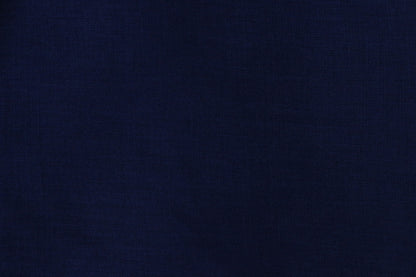 Dark Blue Plain Dyed Cotton Linen Unstitched Men's Shirt Piece (Width 58 Inch | 1.60 Meters)