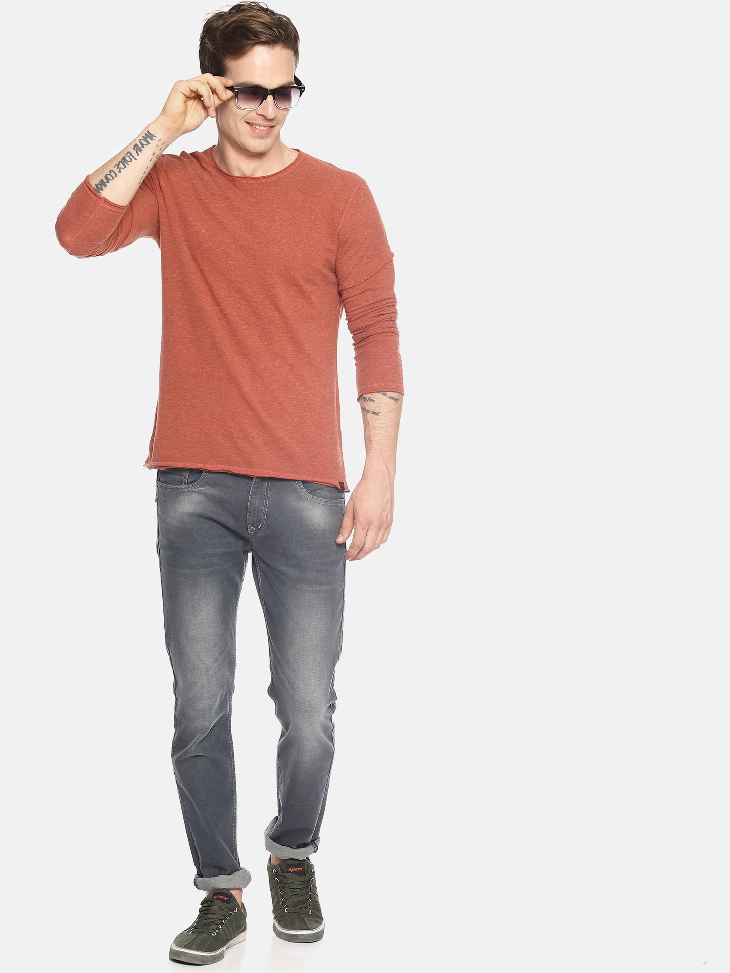 Wolfpack Men Light Red Reversible Round Neck T-Shirt Wolfpack