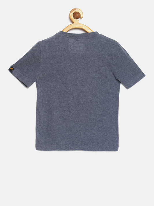 Wolfpack Boys Grey Graphic Printed T-Shirt Wolfpack