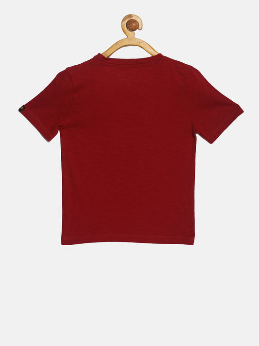 Wolfpack Boys Dark Pint Graphic Print T-Shirt Wolfpack