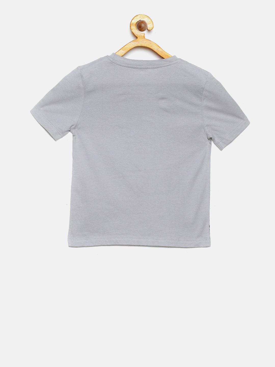Wolfpack Boys Light Grey Printed T-Shirt Wolfpack