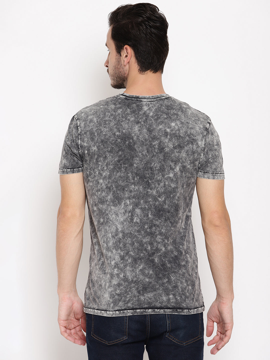 Lava Dye Ball Black Men T-Shirt Wolfpack