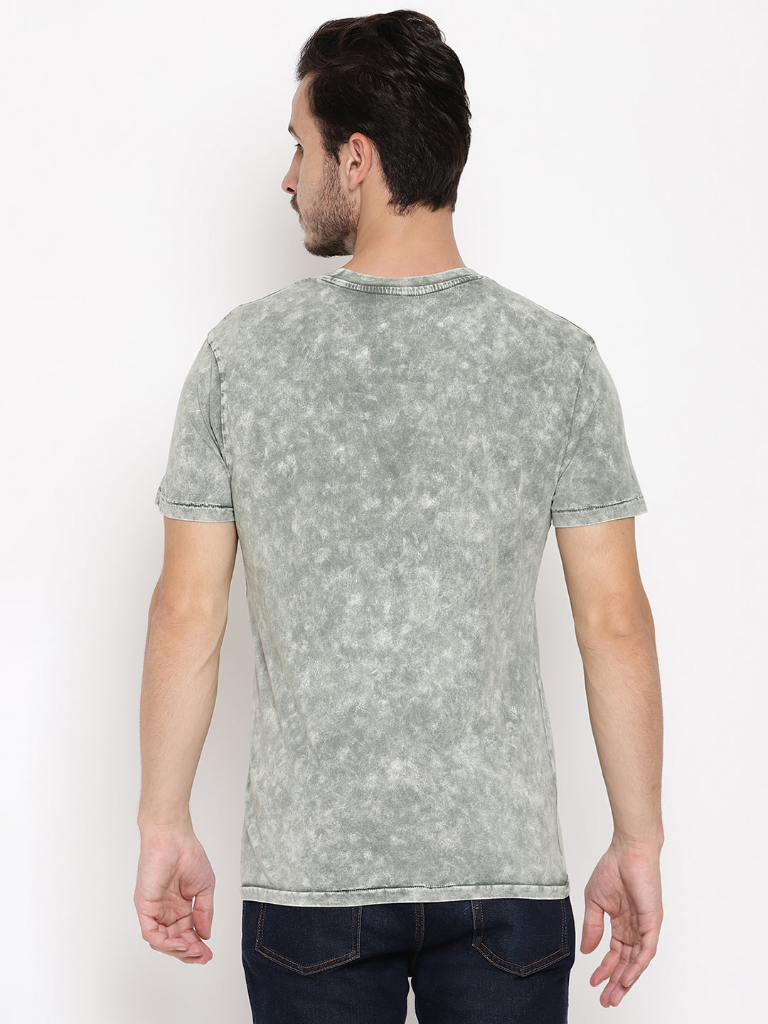 Lava Dye Ball Light Green Men T-Shirt Wolfpack