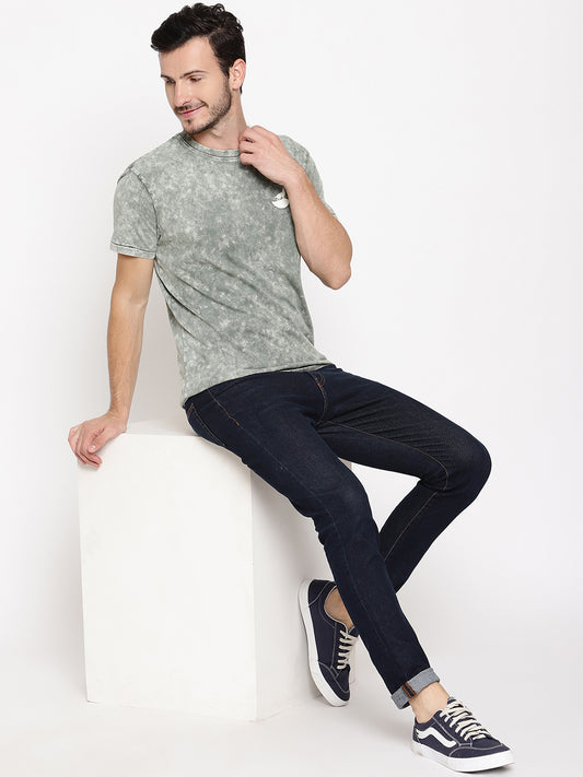 Lava Dye Ball Light Green Men T-Shirt Wolfpack