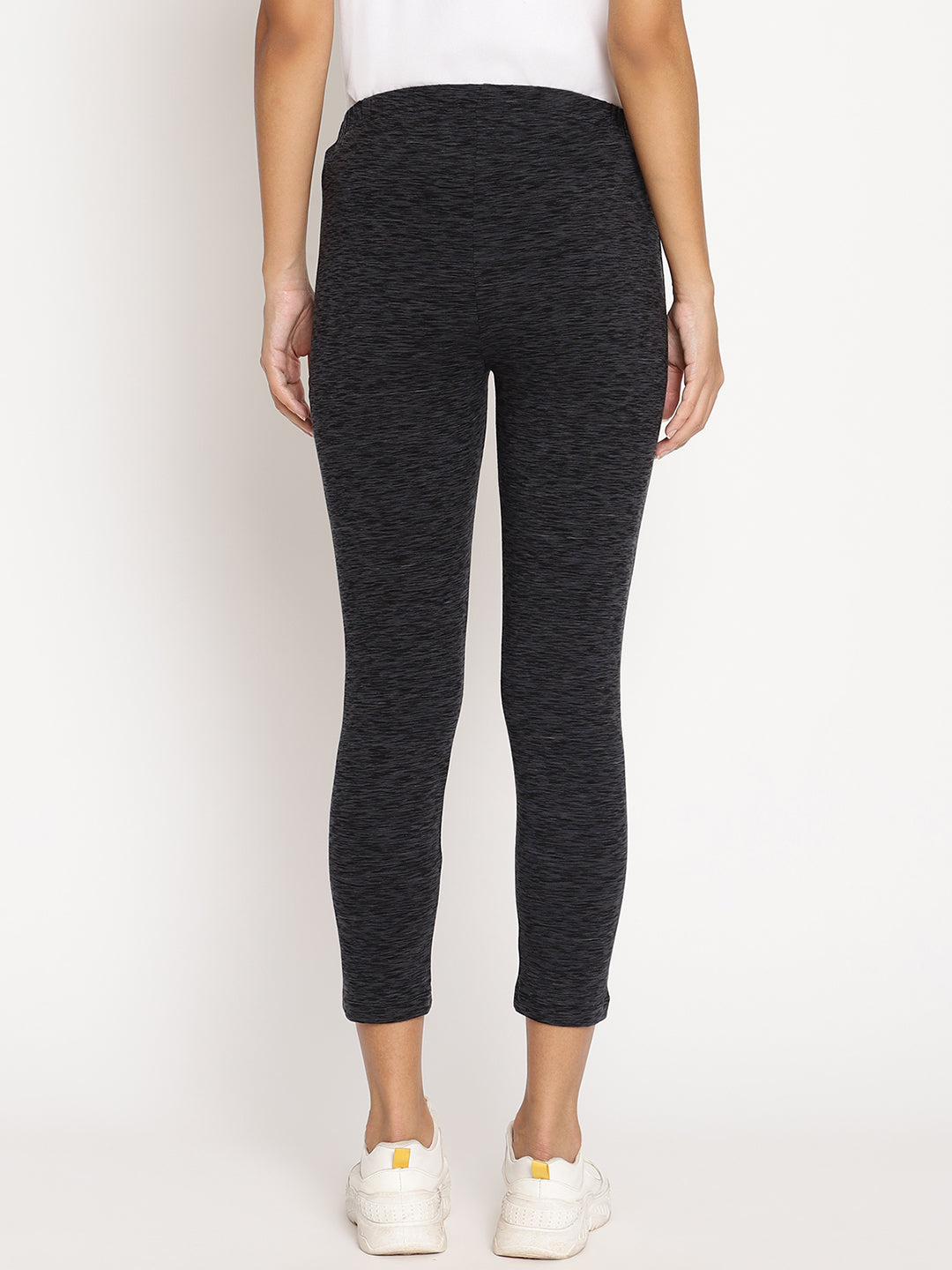 Wolfpack Black 3/4th Women Leggings Wolfpack