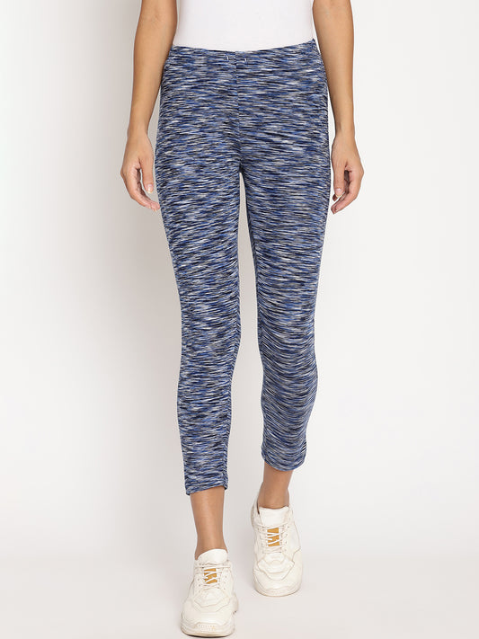 Wolfpack Dark Navy 3/4th Women Leggings Wolfpack