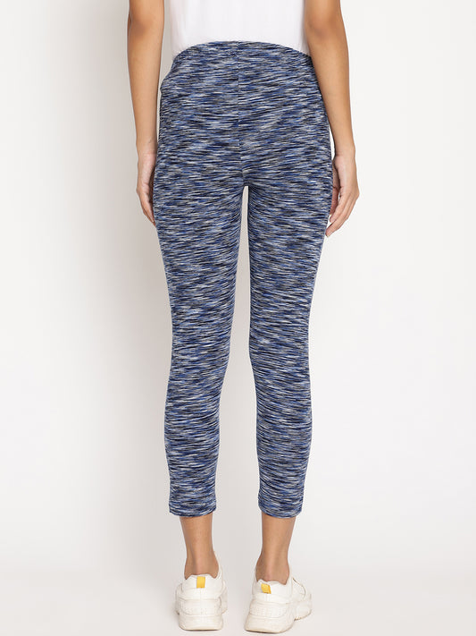 Wolfpack Dark Navy 3/4th Women Leggings Wolfpack