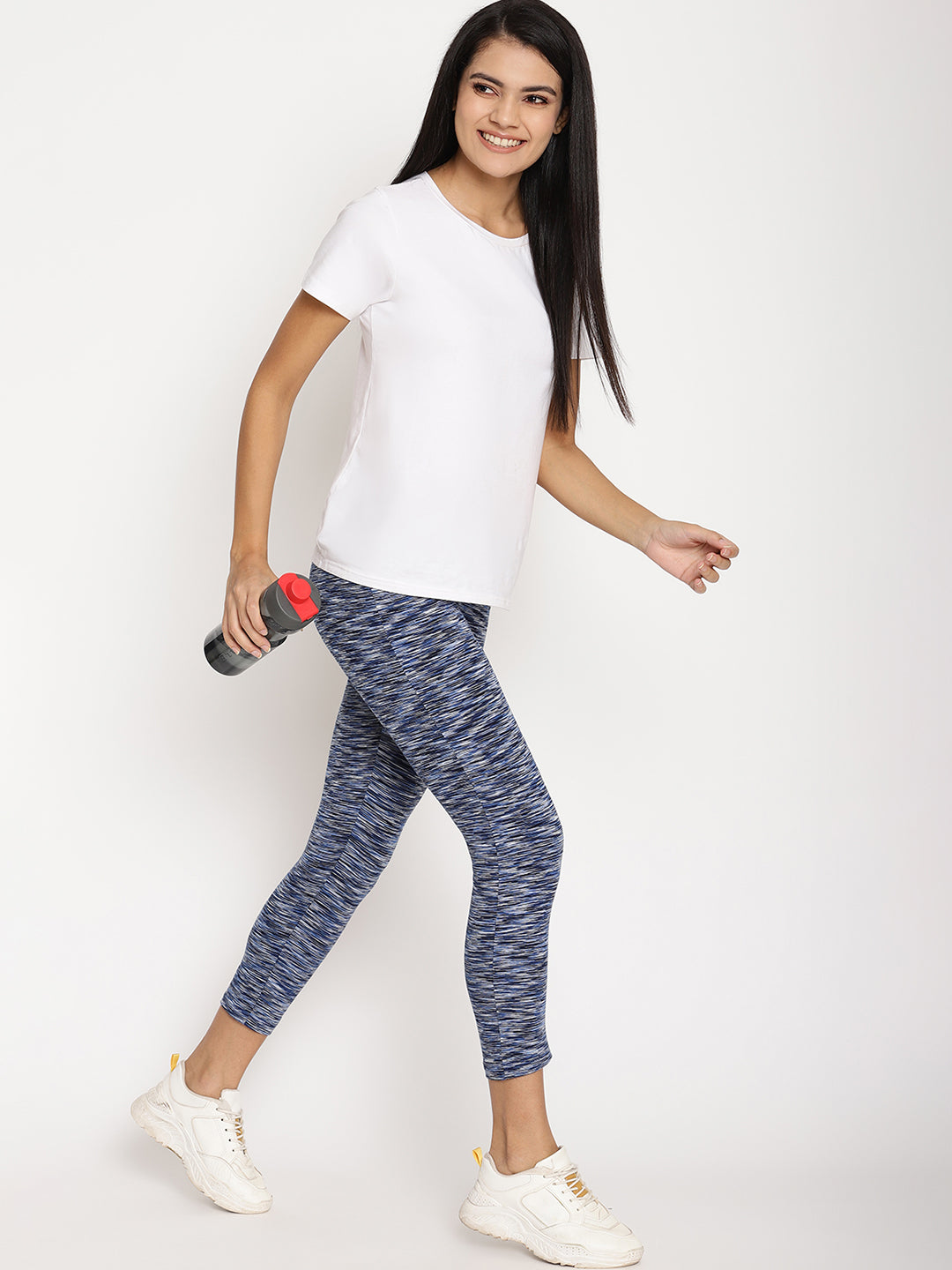 Wolfpack Dark Navy 3/4th Women Leggings Wolfpack