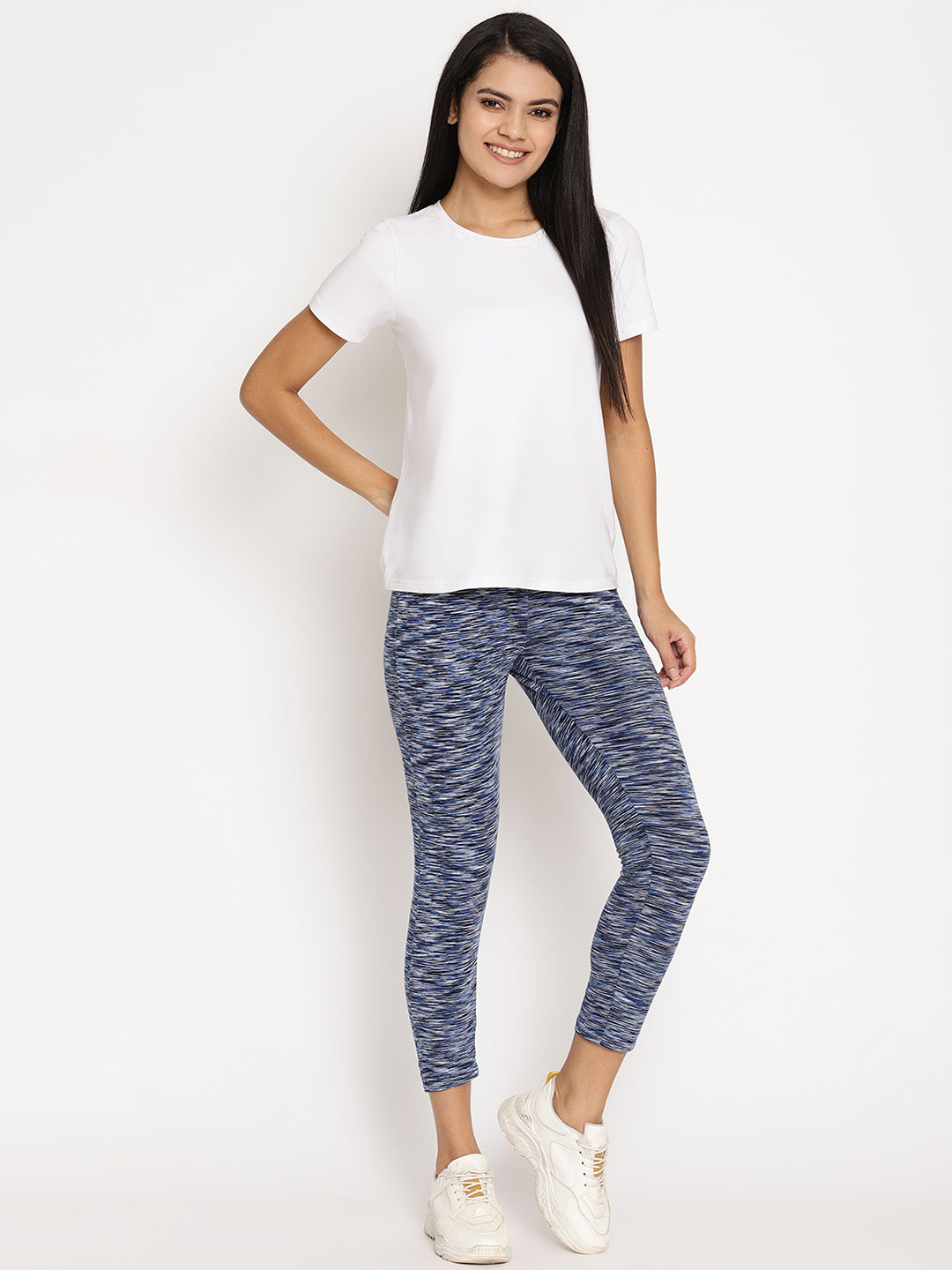 Wolfpack Dark Navy 3/4th Women Leggings Wolfpack