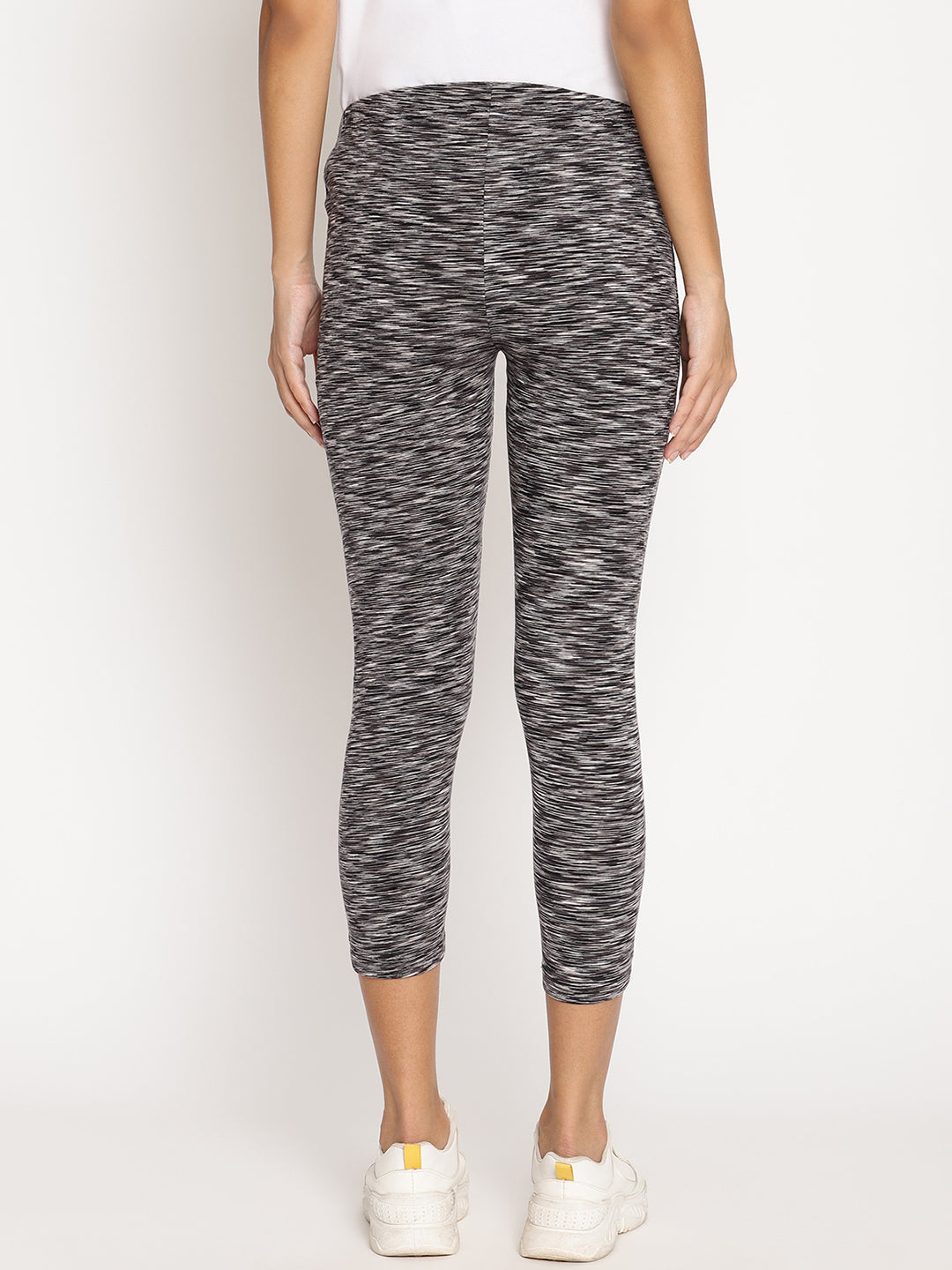 Wolfpack Grey 3/4th Women Leggings Wolfpack