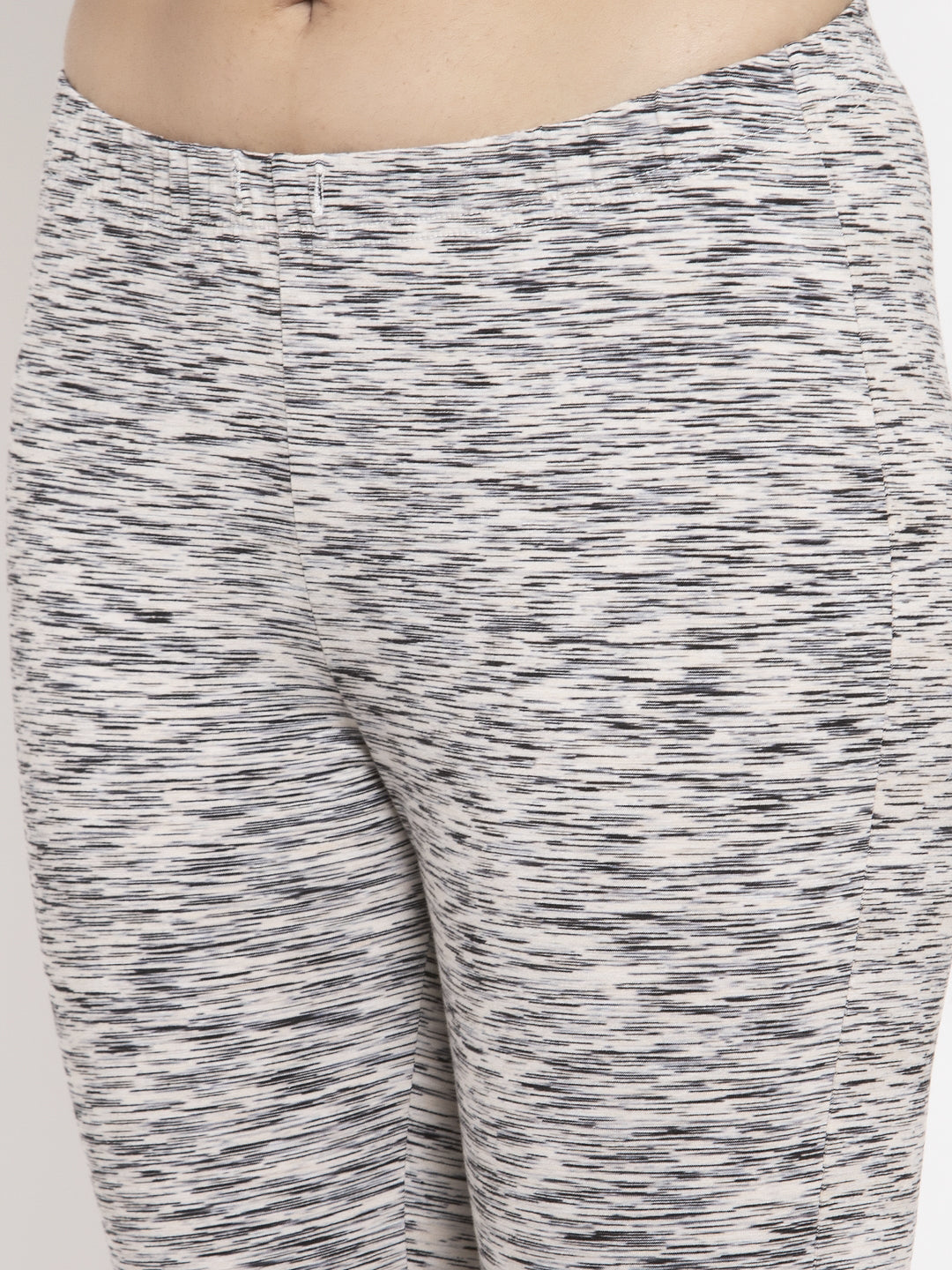 Wolfpack Women Grey Printed Ankle Length Leggings Wolfpack