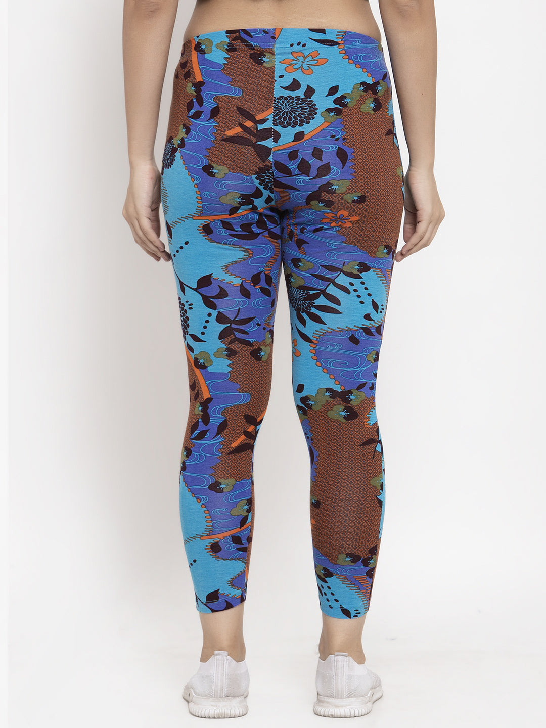 Wolfpack Women Multicolor Printed Ankle Length Leggings Wolfpack
