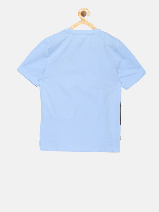 Wolfpack Boys Light Blue Printed T-Shirt Wolfpack