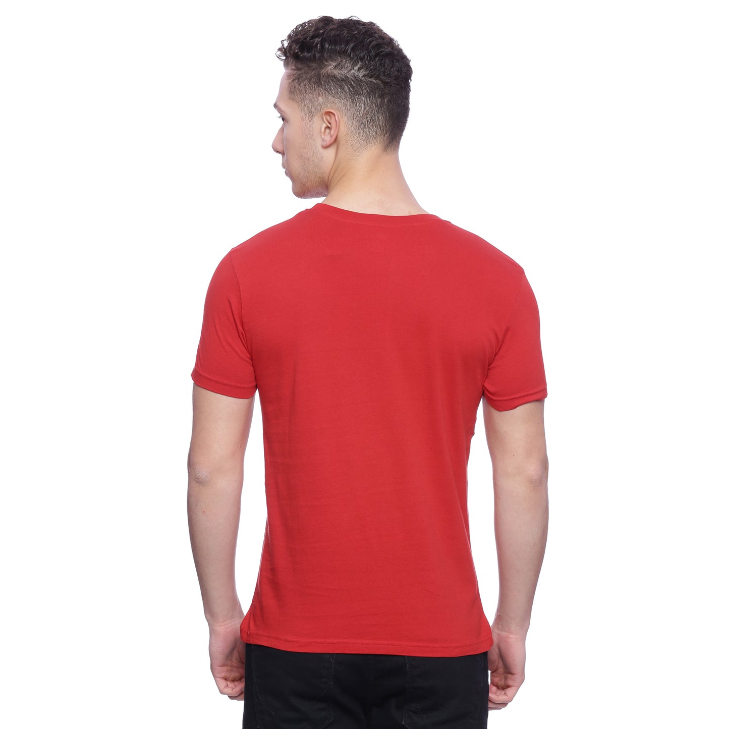Wolfpack Men Red Printed T-Shirt Wolfpack