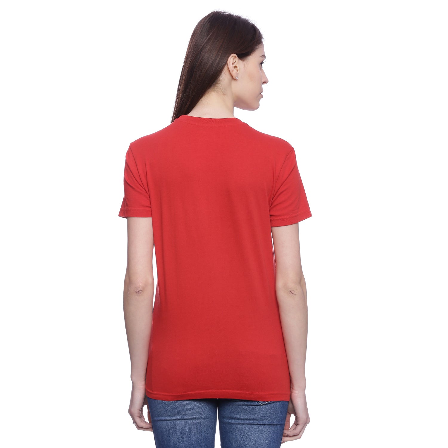 Wolfpack Women Red Printed T-Shirt Wolfpack