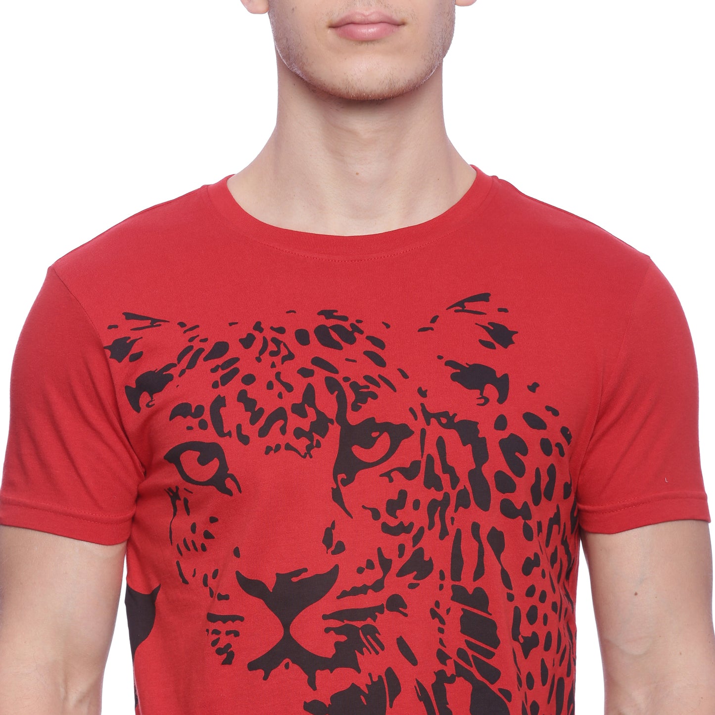 Wolfpack Men Red Printed T-Shirt Wolfpack