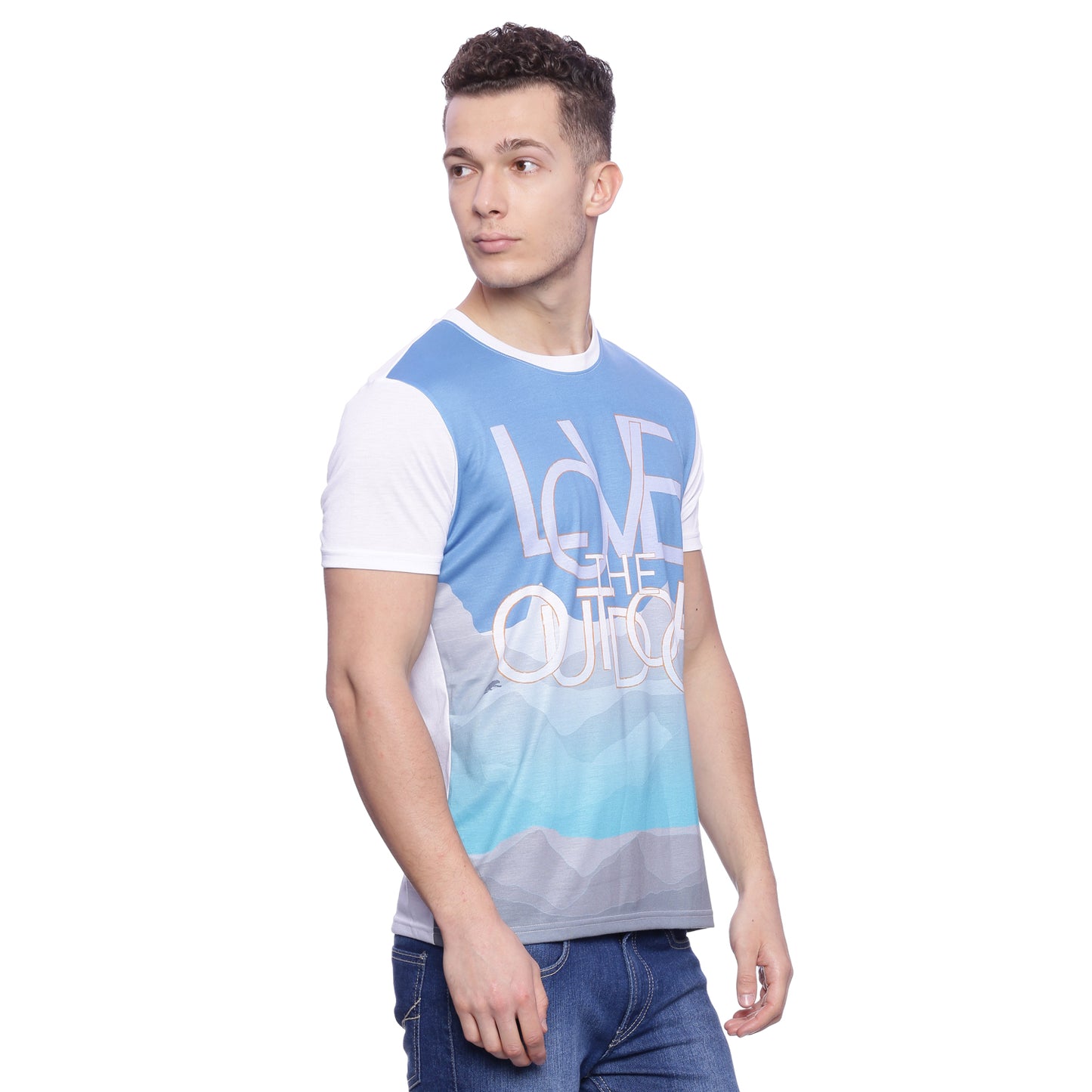 Wolfpack Men White Printed T-Shirt Wolfpack