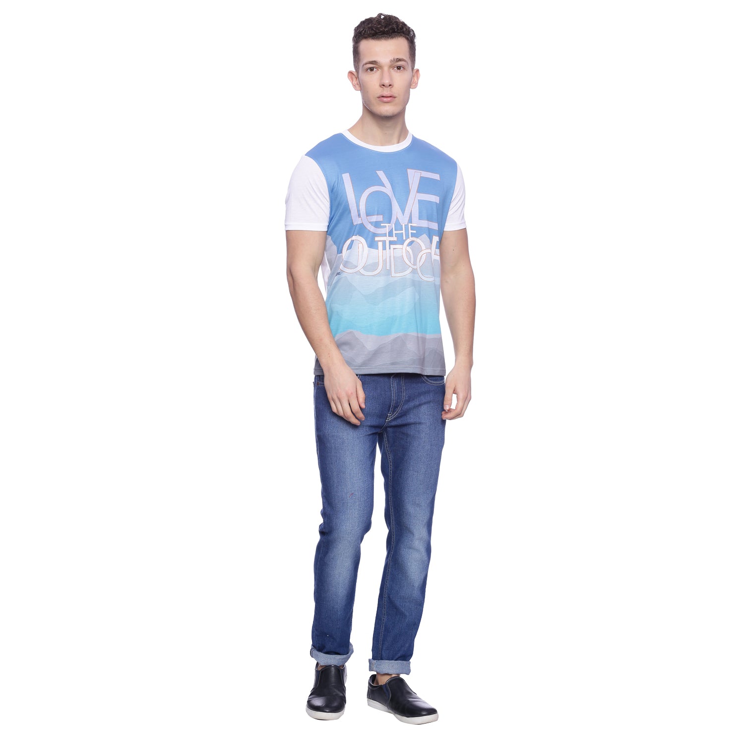 Wolfpack Men White Printed T-Shirt Wolfpack