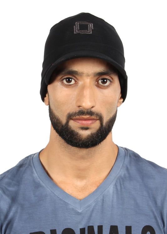 Crosscreek Unisex Beanie with Brim Black Cap Crosscreek