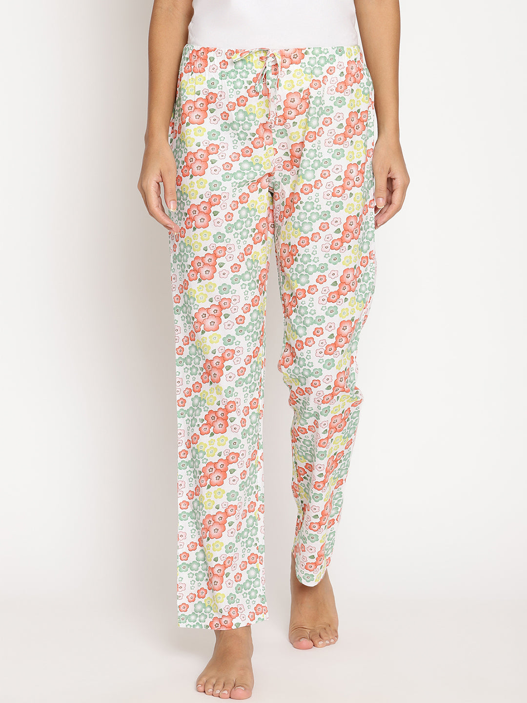 Wolfpack Women Multicolor Printed Night Pant Wolfpack
