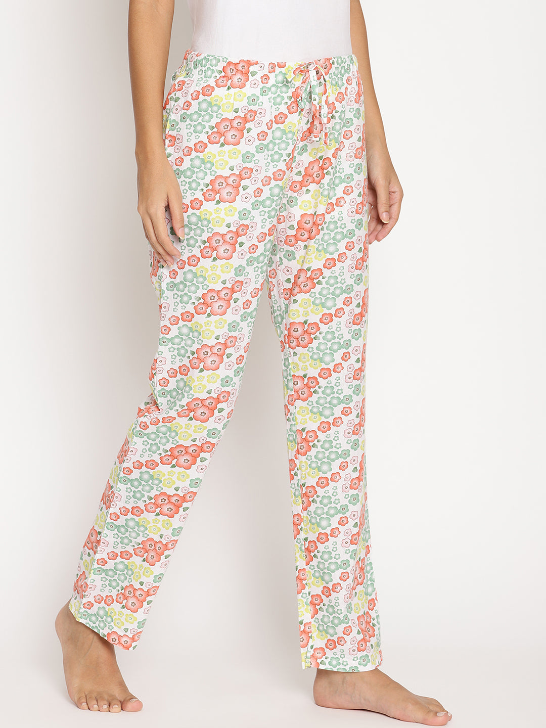 Wolfpack Women Multicolor Printed Night Pant Wolfpack