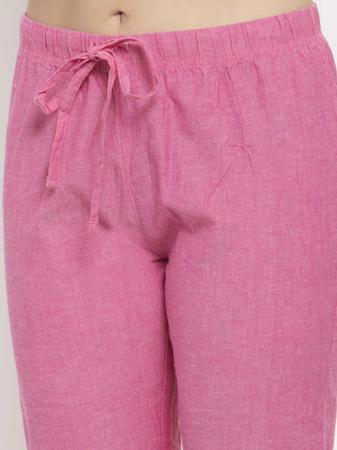 Wolfpack Woven Pink Solid Night Pants Wolfpack