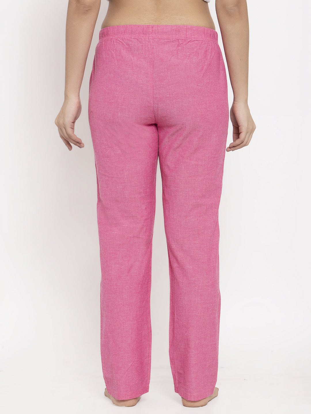 Wolfpack Woven Pink Solid Night Pants Wolfpack