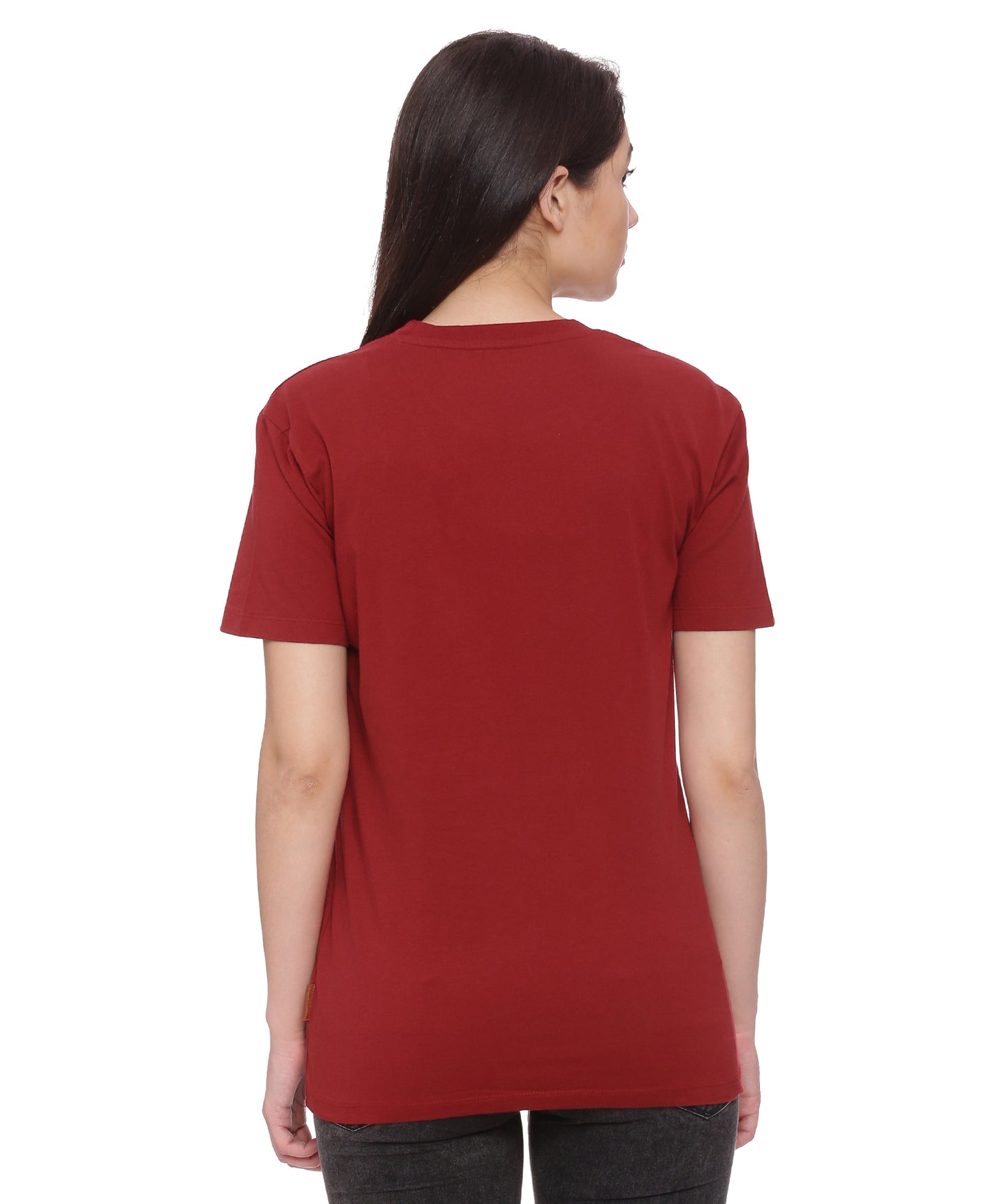 Wolfpack Women Red Printed T-Shirt Wolfpack