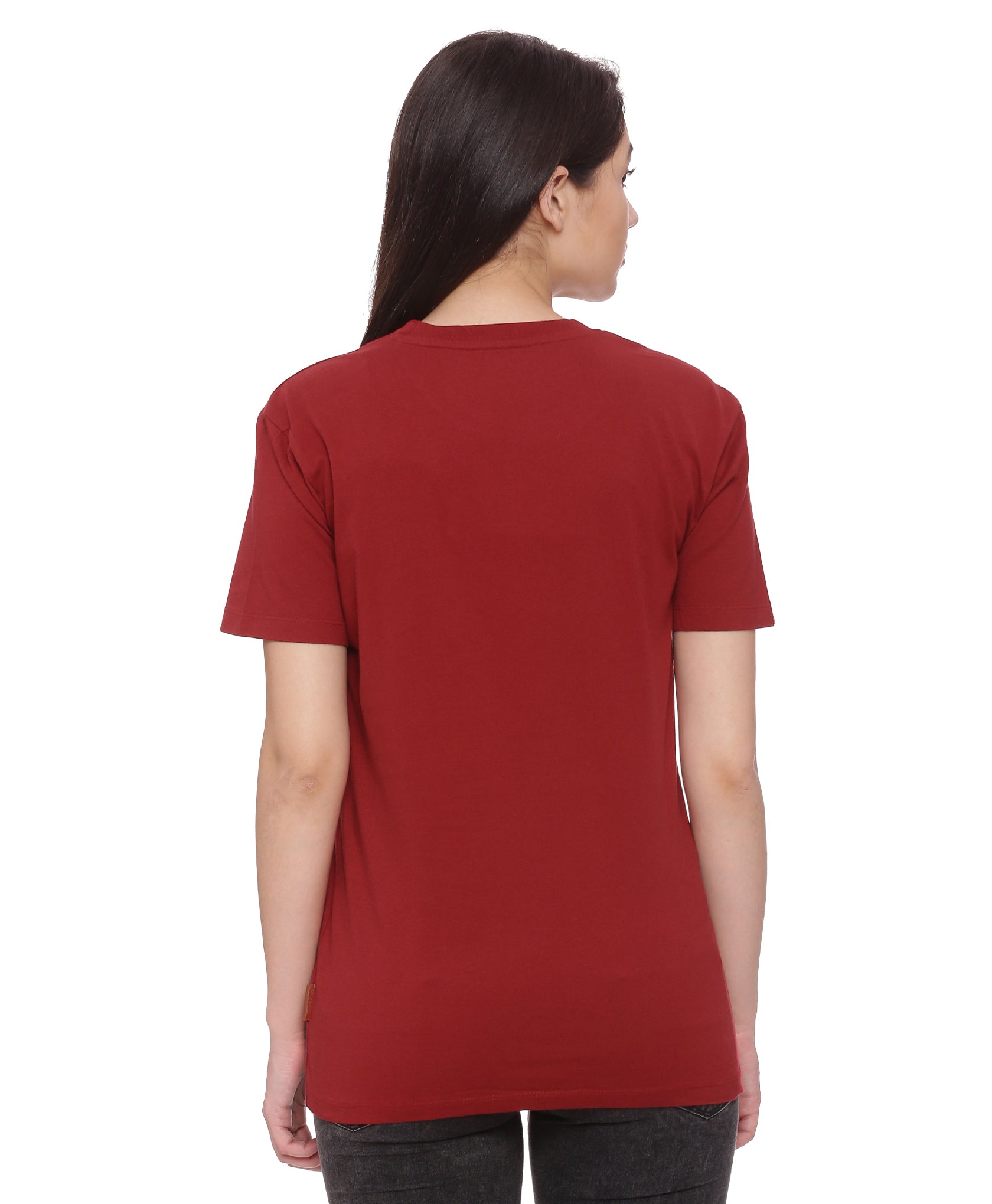 Wolfpack Women Red Printed T-Shirt Wolfpack