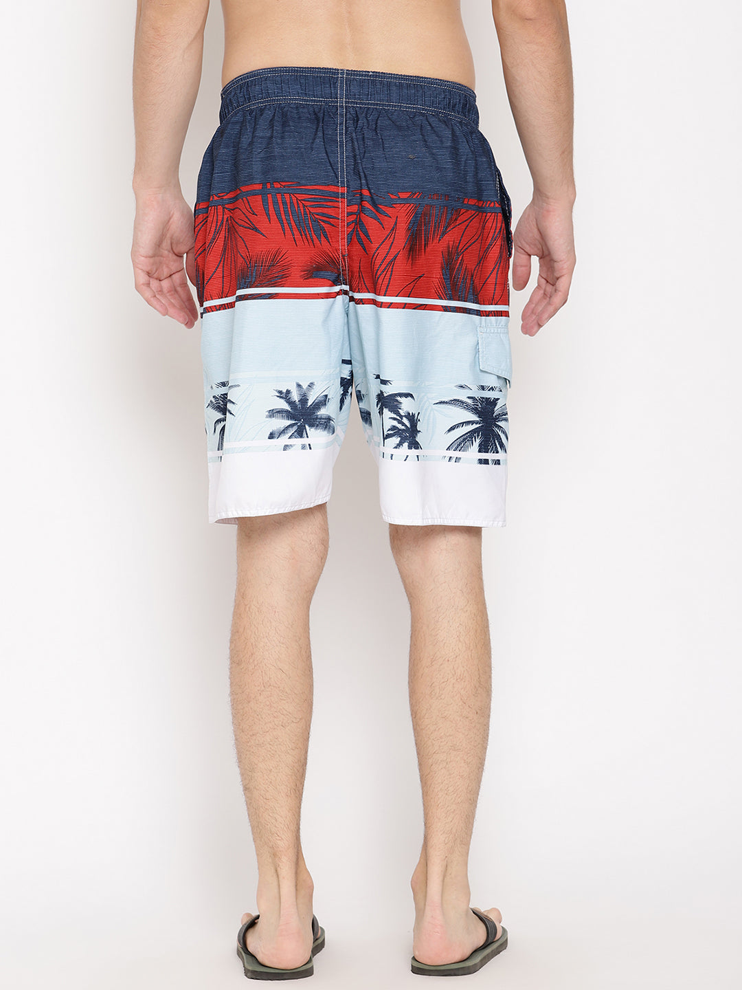Wolfpack Men Beach Print Swim Shorts Wolfpack