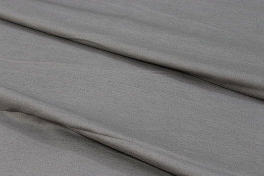 Grey Plain Dyed Cotton Unstitched Men's Shirt Piece (Width 58 Inch | 1.60 Meters)