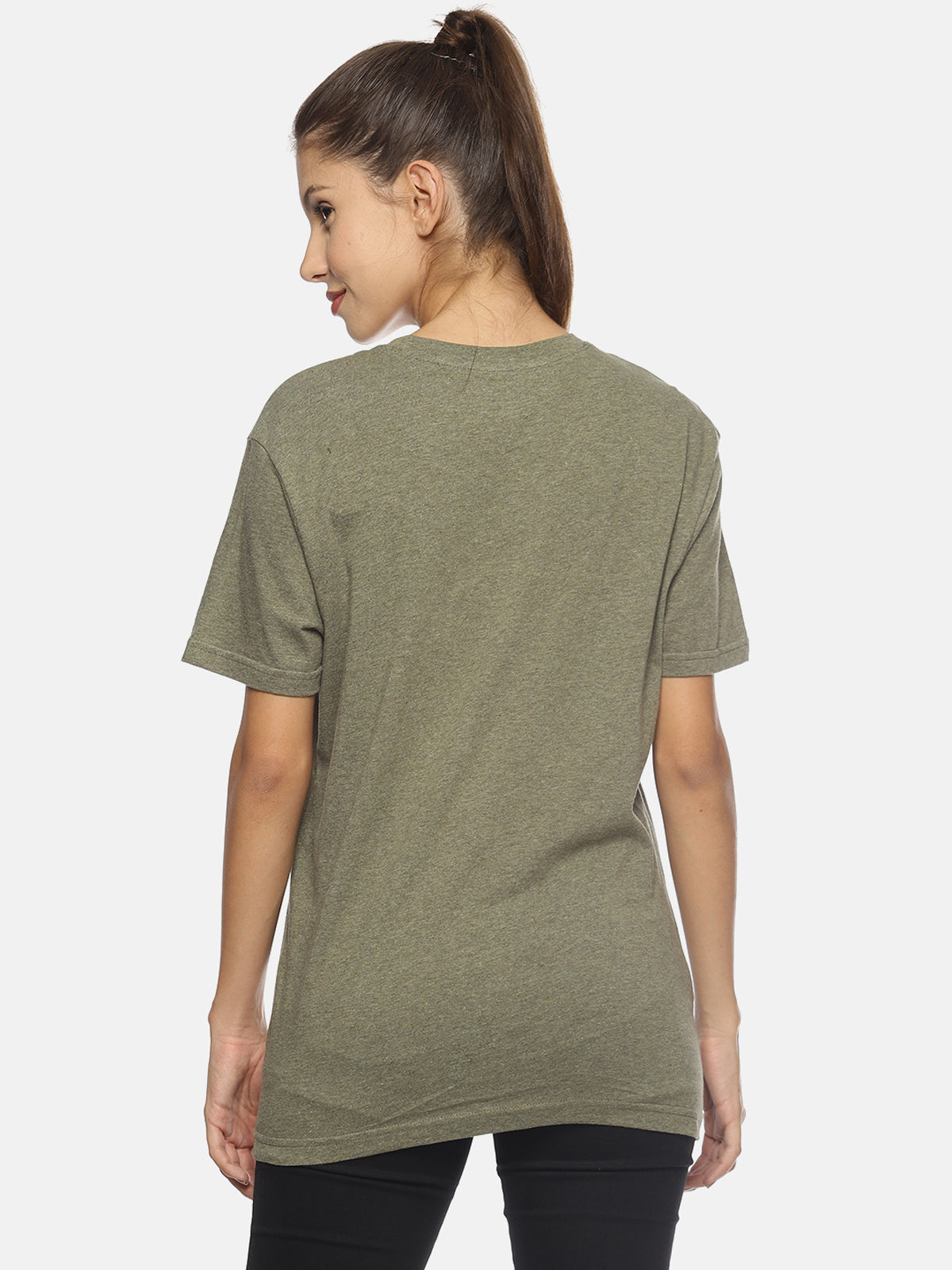 Wolfpack Women Light Green Printed T-Shirt Wolfpack