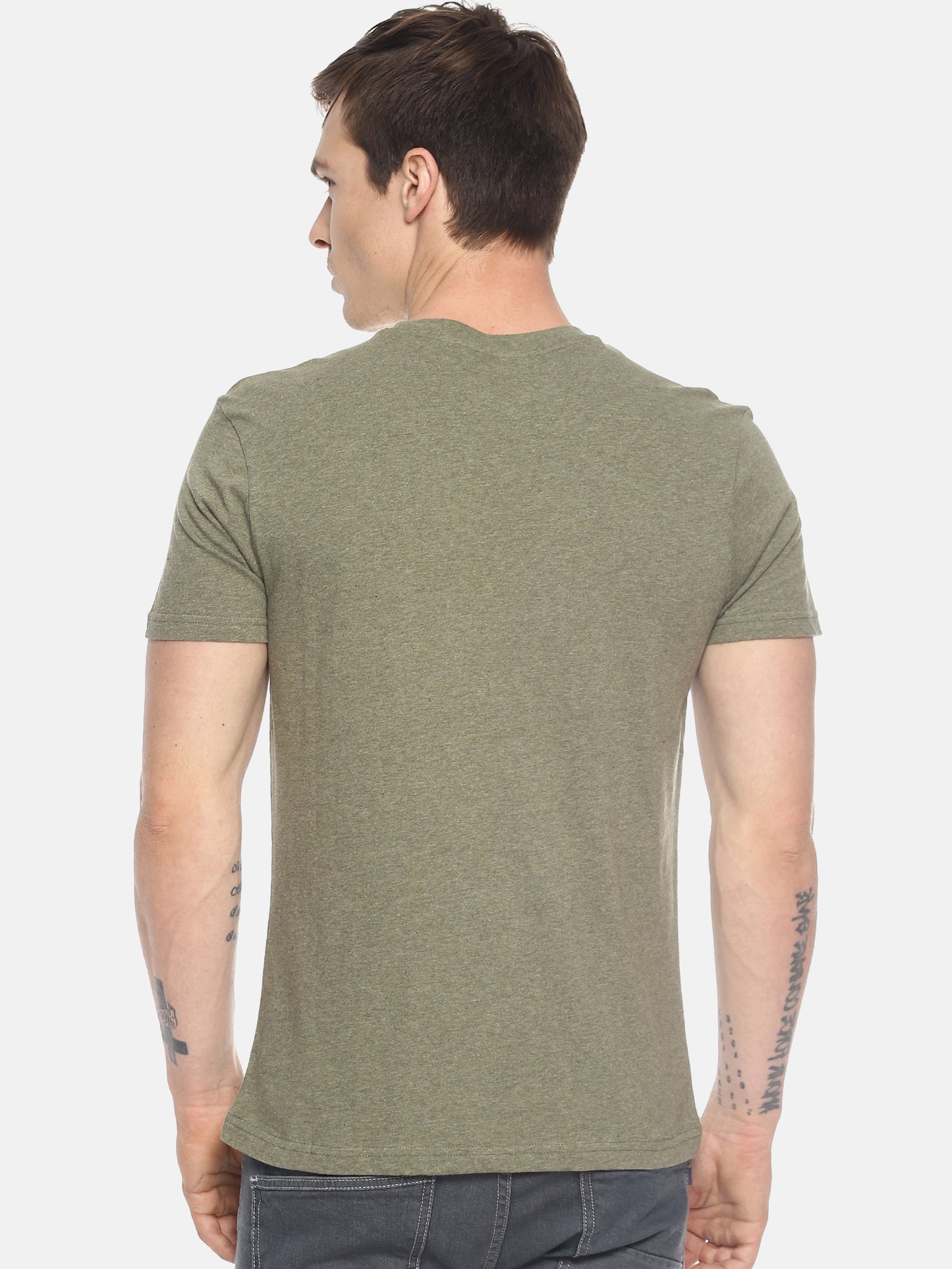Wolfpack Men Save Our Souls Green Printed T-Shirt Wolfpack