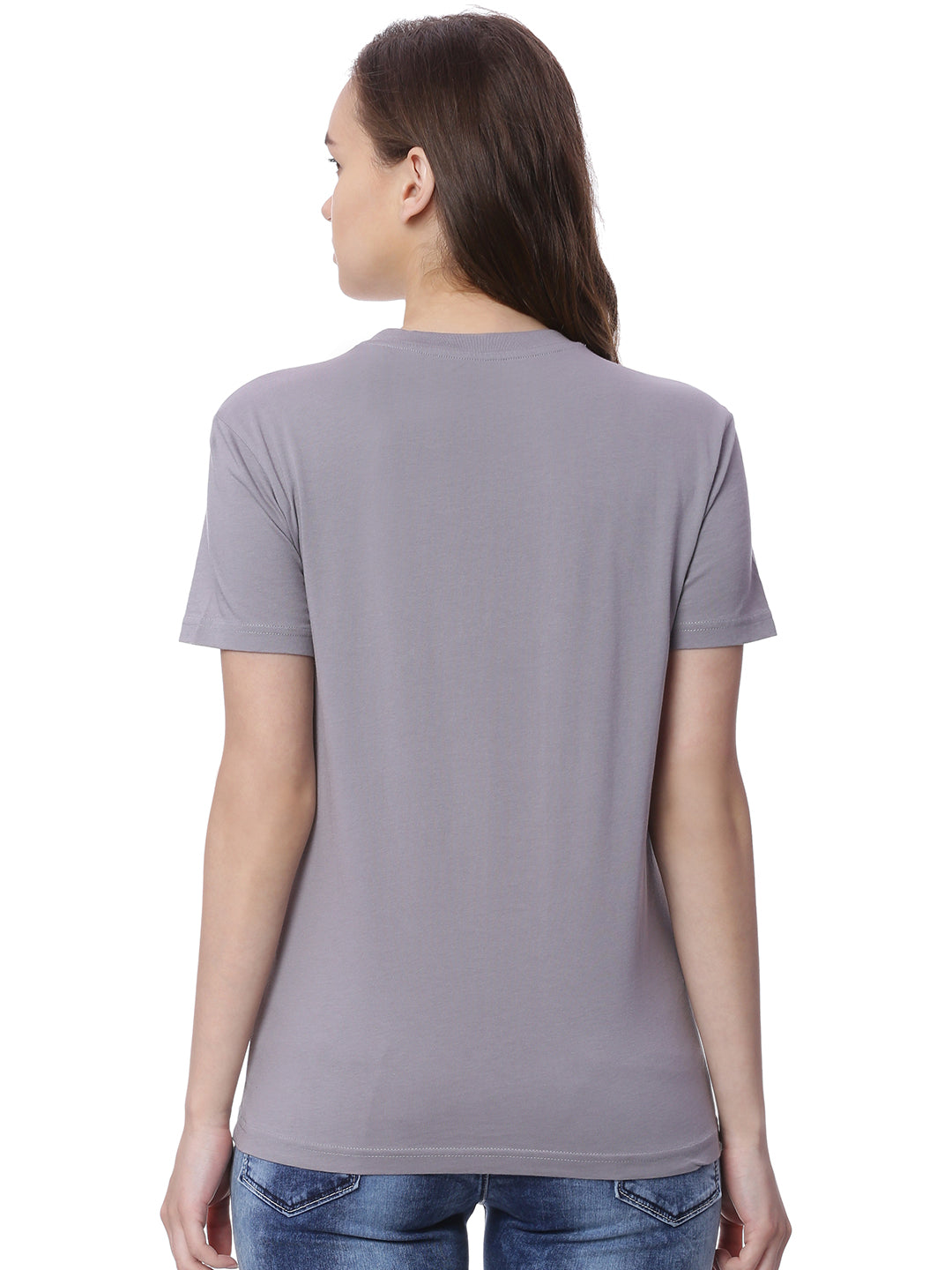 Wolfpack Women Save Our Roots Grey Printed T-Shirt Wolfpack
