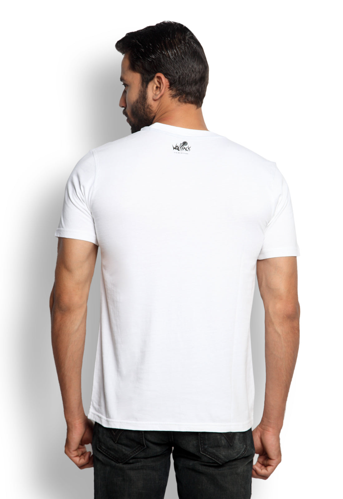 Wolfpack Men White Printed T-shirt Wolfpack