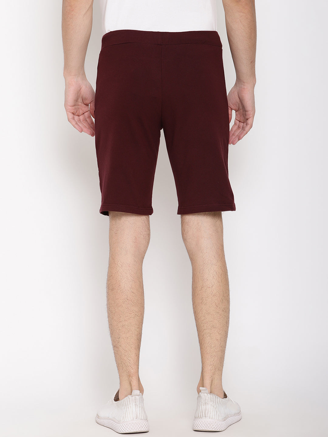 Wolfpack Men Maroon Solid Shorts Wolfpack