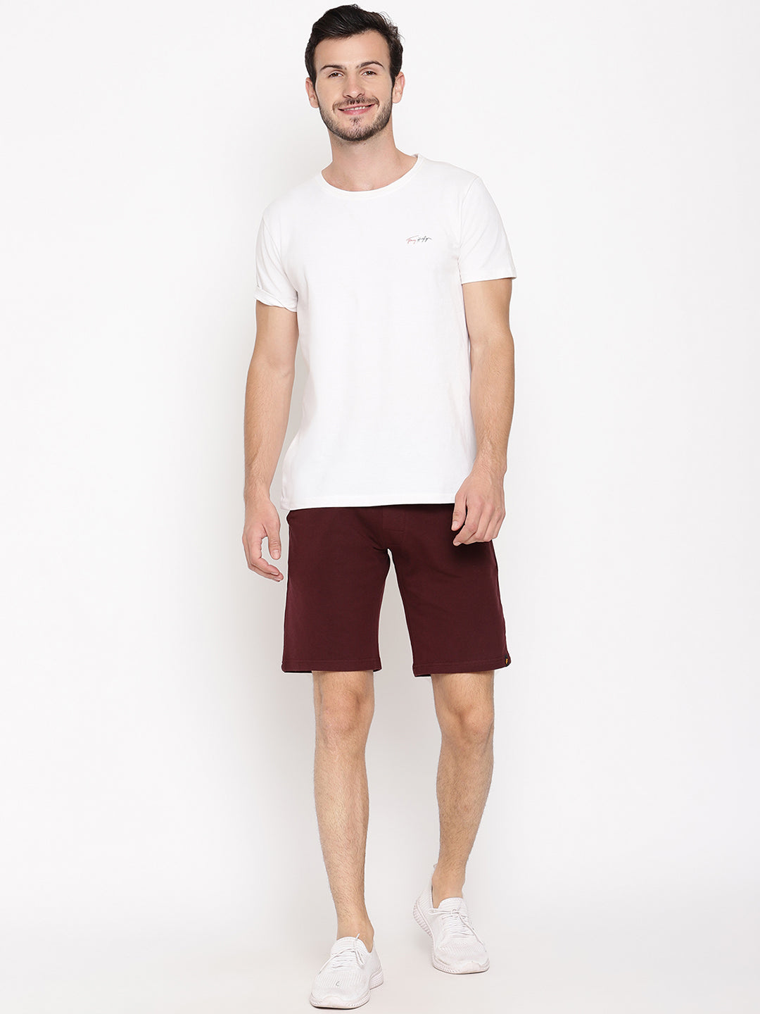 Wolfpack Men Maroon Solid Shorts Wolfpack