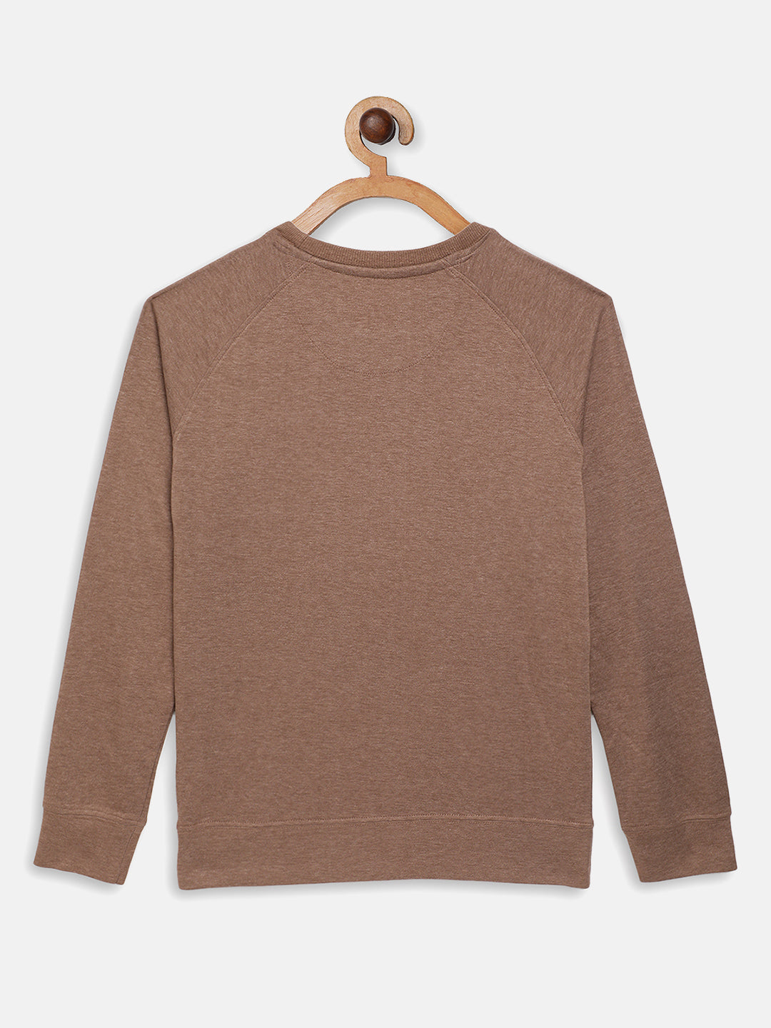 Wolfpack Kids Brown Plain Sweatshirt Wolfpack