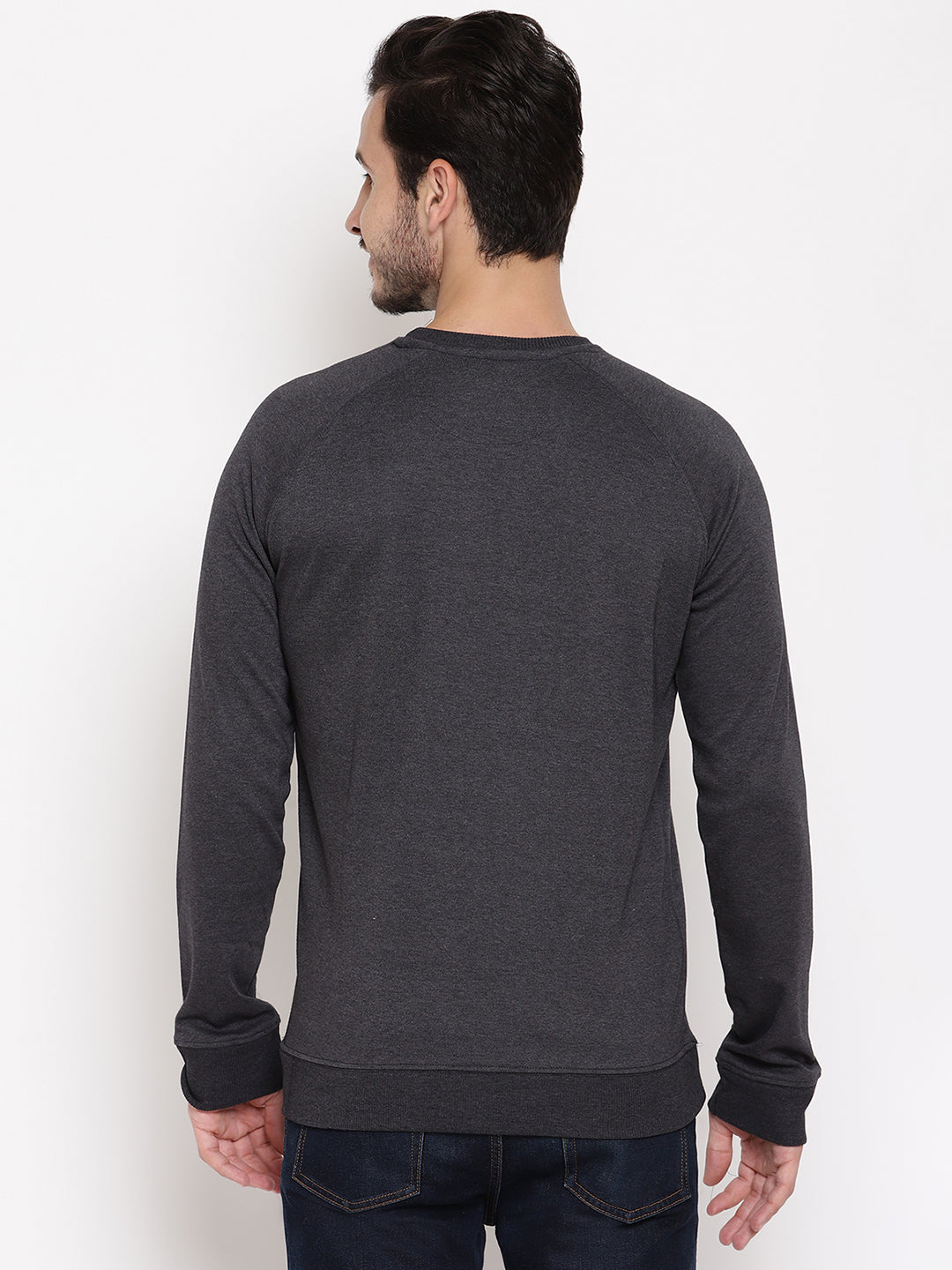 Wolfpack Men Wanderer Black Solid Sweatshirt Wolfpack