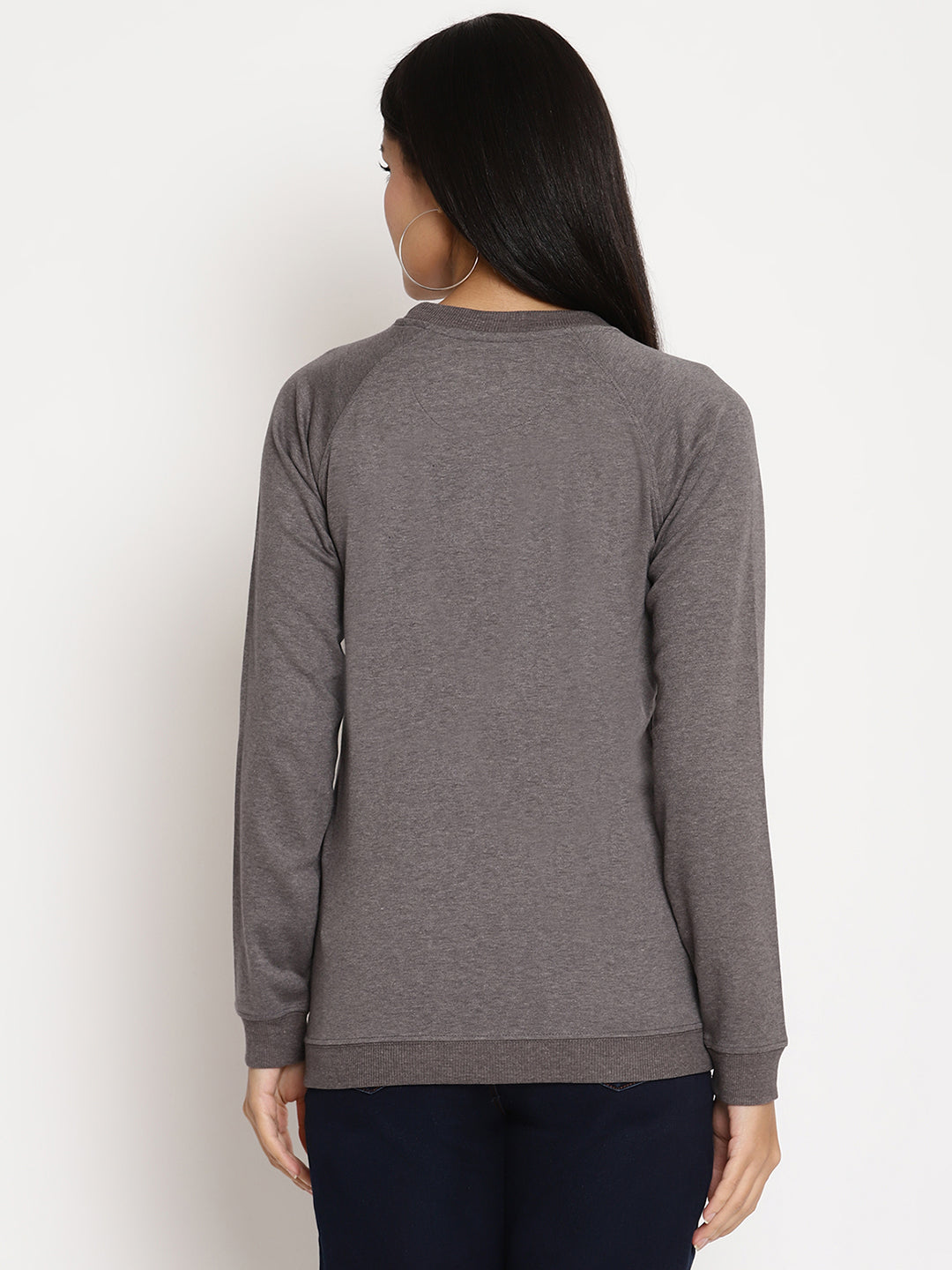 Women Grey Wanderer Sweatshirt Wolfpack