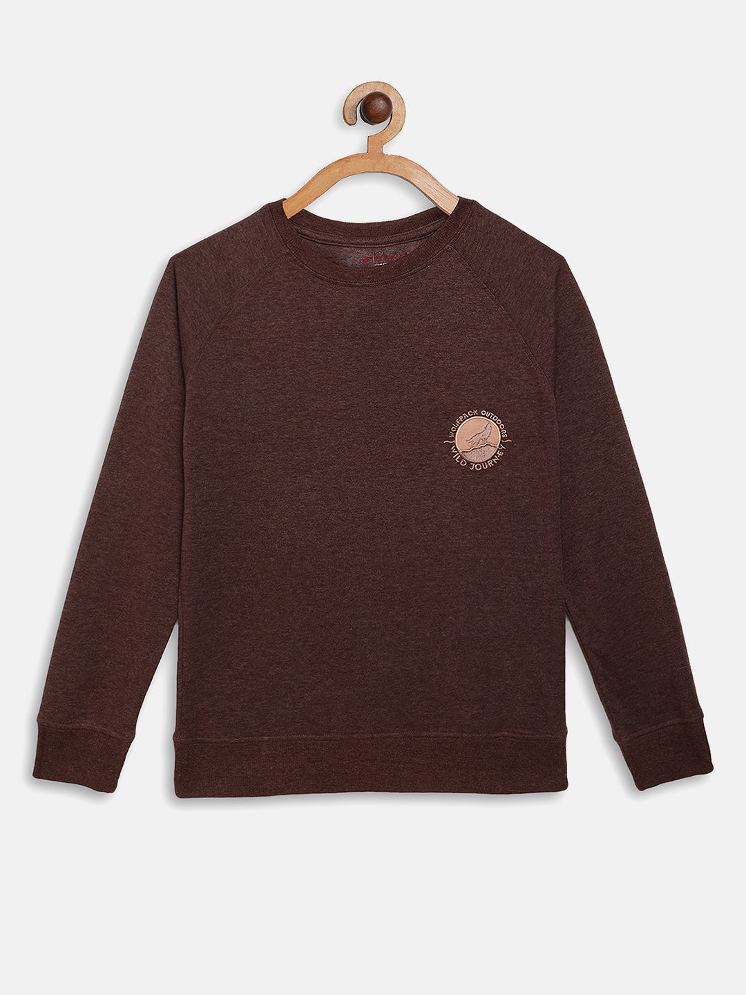 Wolfpack Kids Burgundy Plain Sweatshirt Wolfpack