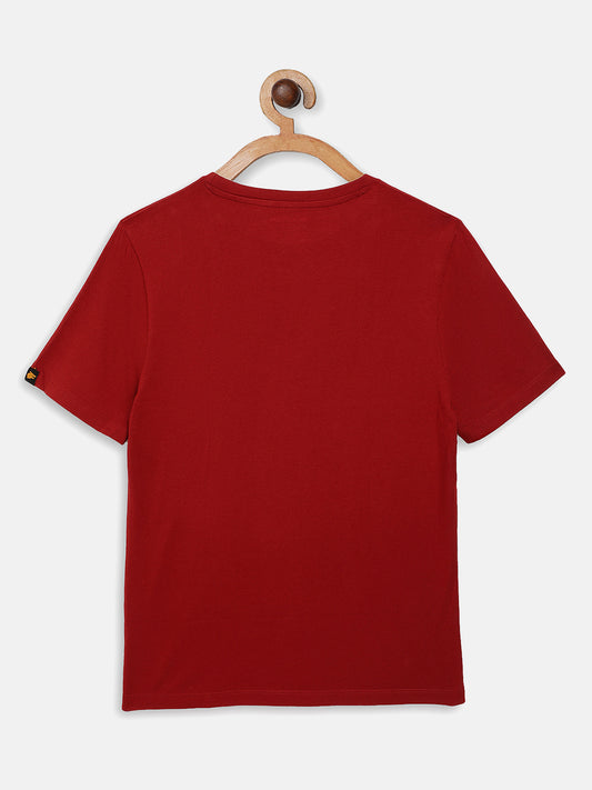Wolfpack Boys Red Parasailing Printed T-Shirt Wolfpack