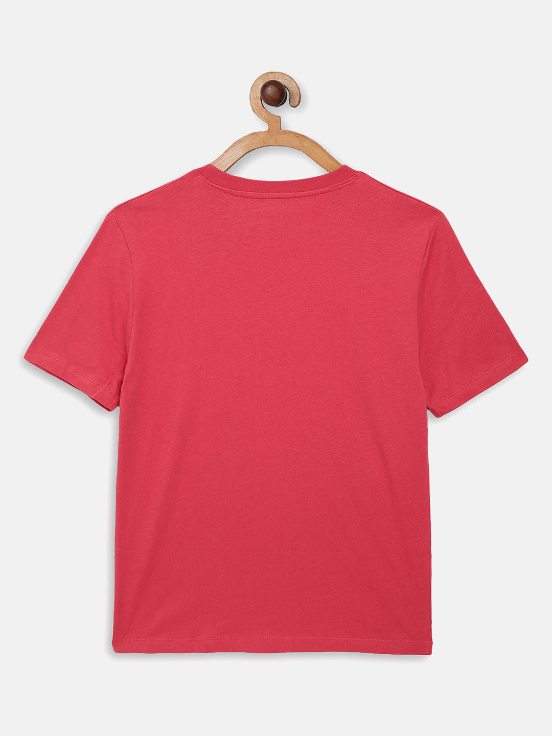 Wolfpack Boys Pink SOS O Black Buck Printed T-Shirt Wolfpack