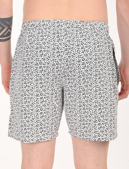 Crosscreek Men’s Boxer Shorts – 2-Pack | White Leaf & Maroon Circle Print | 100% Cotton Stylish Boxers