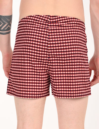 Crosscreek Men's Classic Printed Boxer Shorts - 2-Pack (No Pockets, Side Slit, Buttoned Front)