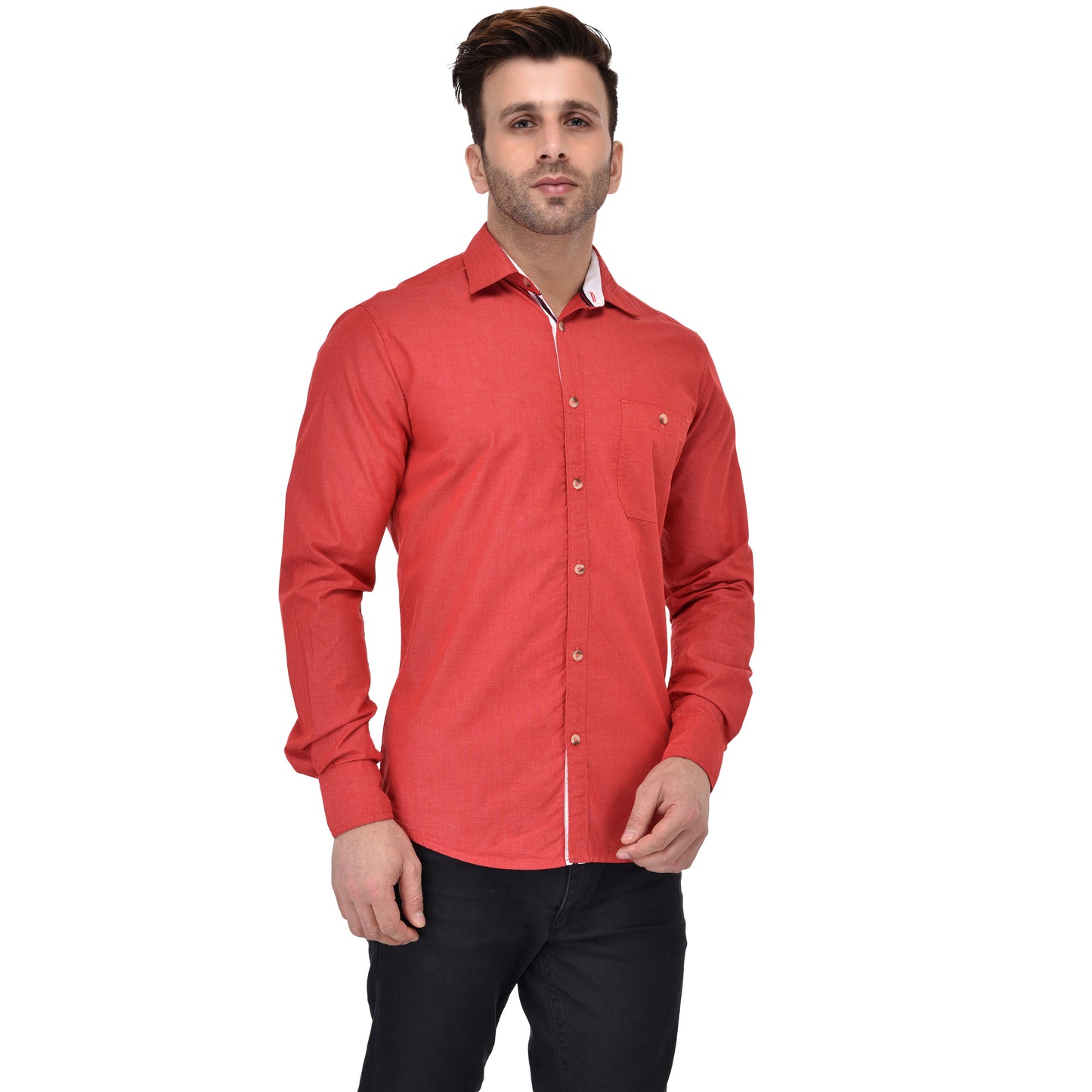 Crosscreek Men Red Fil-A-Fil Casual Shirt Crosscreek