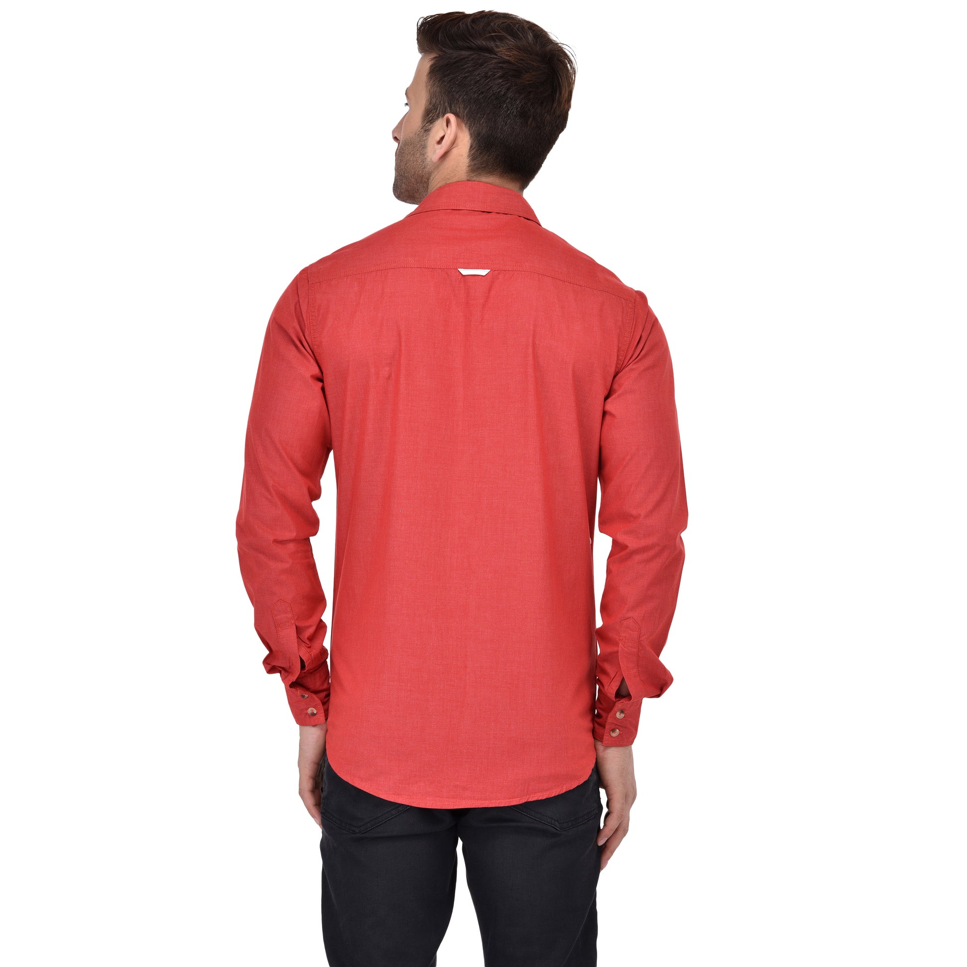 Crosscreek Men Red Fil-A-Fil Casual Shirt Crosscreek